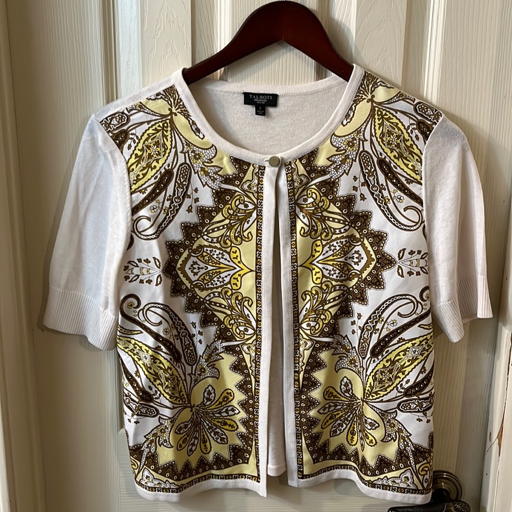 TALBOTS PETITE CARDIGAN SIZE SMALL